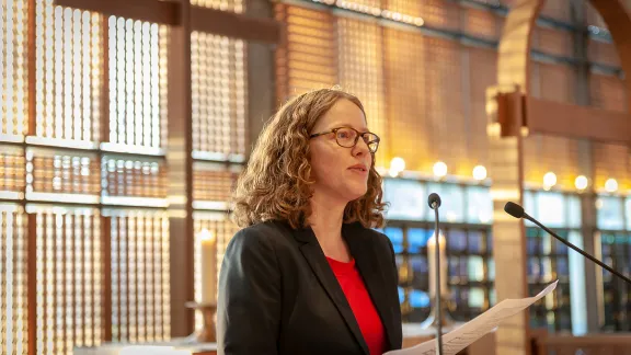 Rev. Dr Miriam Haar, LWFâs Theological Assistant. Photo: LWF/S. Gallay