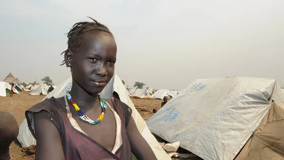 A South Sudanese girl at the Lietchor refugee camp in Gambella, western Ethiopia. Photo: Christof Krackhardt/ACT/Diakonie Katastrophenhilfe