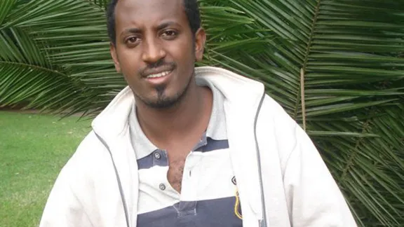 Ethiopian Lutheran theologian Gedion Adugna (1982-2015), a visionary leader for the transformation of church and society at large. Photo: Private