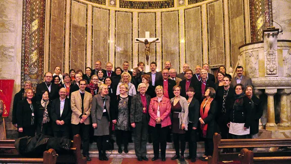 Teilnehmende an der Konferenz der europäischen Regionen des Lutherischen Weltbundes in Rom, Italien. Bild: Gerhard Frey-Reininghaus