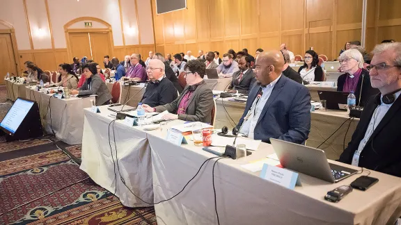 Newly elected Lutheran World Federation Council meets for the first time in Windhoek, Namibia on 17 May 2017. Photo: LWF/Albin Hiller