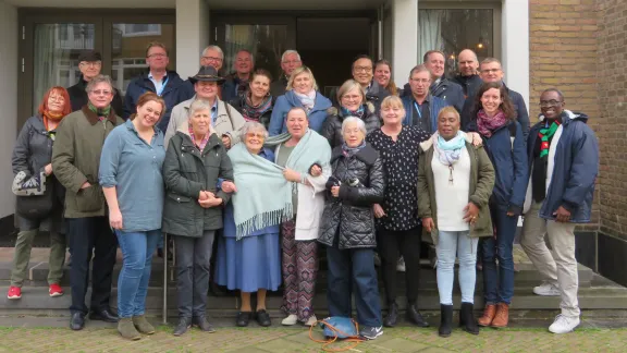 Participants of last year's workshop âPeople on the Move - Responding to Growing Diversityâ which took place in Amsterdam, Netherlands. Photo: PKN/Hanne Wilzing