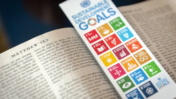 The LWF âWaking the Giantâ initiative anchors its work on the SDGs in the bible. Photo: LWF/S.Gallay