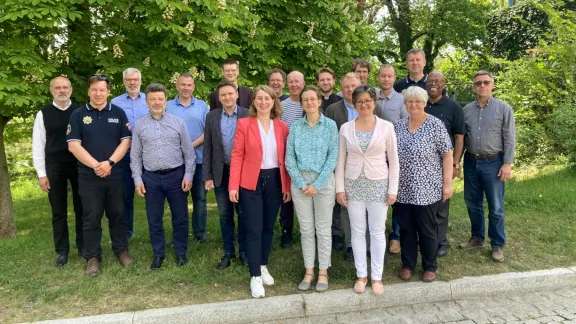 Teilnehmende der Friedenskonsultation von Partnerkirchen der Evangelischen Kirche in Mitteldeutschland. Foto: LKÖZ