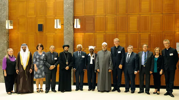 âOur being together here is an expression of the fact we are unanimous in our resolve not to be derailed from the message of peace,â Junge told the gathering, which included the Muslim Council of Elders led by the Grand Imam of Al-Azhar, and representatives of the World Council of Churches, its member churches and ecumenical partners including the LWF.