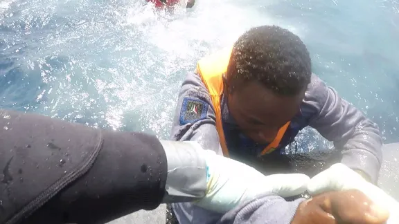 More than 250 migrants have drowned since the beginning of 2019 as they attempted to cross the Mediterranean Sea to escape poverty and violence. Photo: Ãglaigh na hÃireann