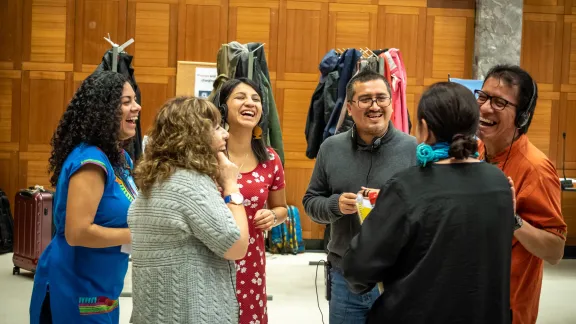 Der LWB ruft seine Mitgliedskirchen auf, sich für geschlechtergerechte Gemeinschaften einzusetzen, in denen sich alle Frauen und Männer entfalten können. Hier Teilnehmende am Women Advocacy Training am 1. November 2019. Foto: LWB/S. Gallay