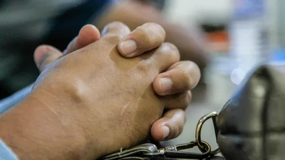 Churches support each other through prayer. Photo: LWF/Johanan Celine P. Valeriano