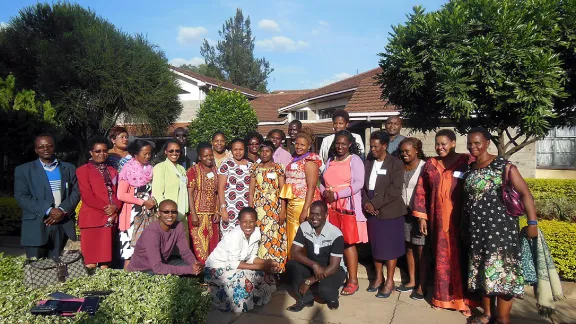 VertreterInnen afrikanischer lutherischer Kirchen erklärten sich solidarisch mit den Opfern der weiblichen Genitalverstümmelung. Foto: LWB/Afram Pete