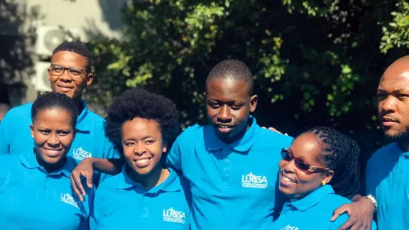 Some of the participants in the LUCSA youth workshop in Johannesburg, South Africa. Photo: LUCSA