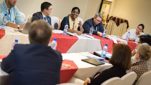 Participants at the October 2019 consultation in Addis Ababa on the theme âWe believe in the Holy Spirit: global perspectives on Lutheran identityâ. Photo: LWF/A.Hillert