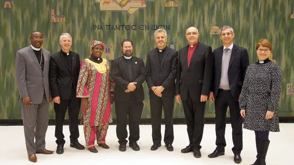 LWF and ILC representatives at the January 2015 meeting in Geneva. Photo: LWF/S. Gallay