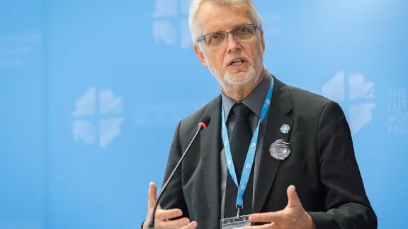 LWF General Secretary, Rev. Dr Martin Junge. Photo: LWF/Albin Hillert