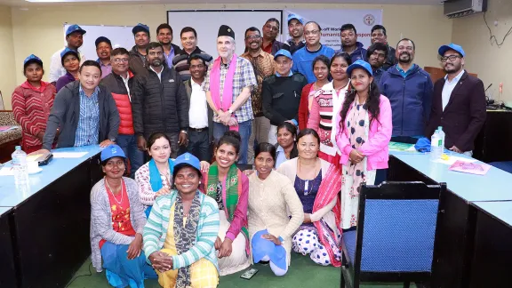  Participants at a workshop in Nepal in December 2019 develop ideas on how to pilot the âChurches and Emergenciesâ program in the two target communities. Photo: LWF/NELC