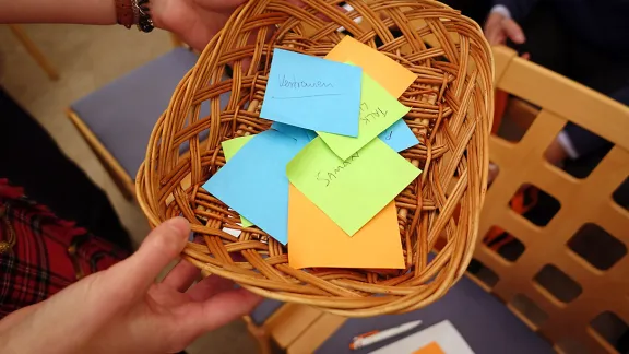 Worship is an important part of the Pre-Assemblies, bringing delegates together to listen to and reflect on the Bible and join in prayer. Photo: LWF/A. Danielsson