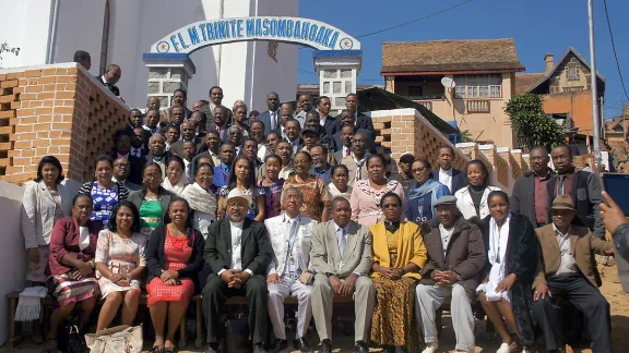 âThe righteous shall live by faithâ is the theme of the 150th anniversary celebrations of the Malagasy Lutheran Church, inaugurated at the Masombahoaka Lutheran parish in Fianaratsoa. Photo: MLC