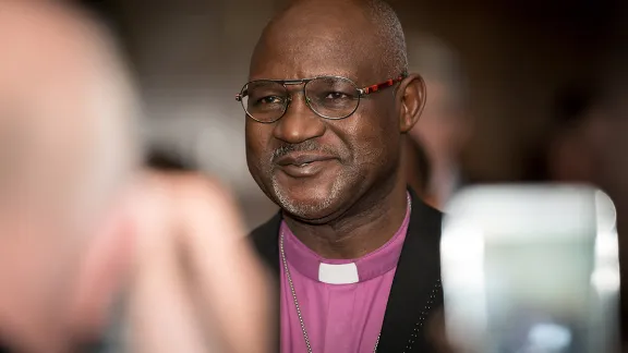 Erzbischof Dr. Musa Panti Filibus, Päsident des Lutherischen Weltbundes. Foto: LWB/Albin Hillert