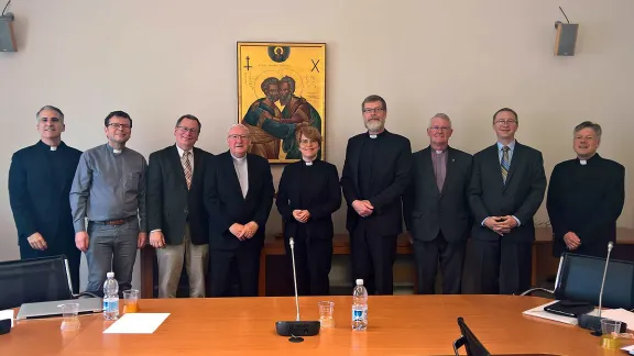 Representatives of the five churches who signed the JDDJ in Rome. Photo: LWF