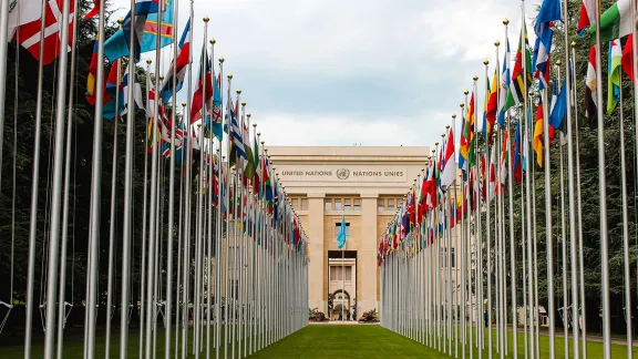 The United Nations headquarters in Geneva where the 45th regular session of the Human Rights Council is taking place. Photo: Unsplash/Mat Reding