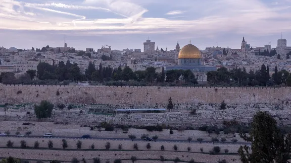 Die Altstadt von Jerusalem. Die im US-Nahostplan vorgeschlagene Regelung zu den Hauptstädten für Israel und Palästina ist nur eine der umstrittenen Maßnahmen. Foto: LWB/A. Danielsson