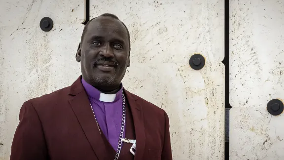 Bishop Isaiah Majok Dau, presiding bishop of the Sudan Pentecostal Church. Photo: LWF/A. Danielsson