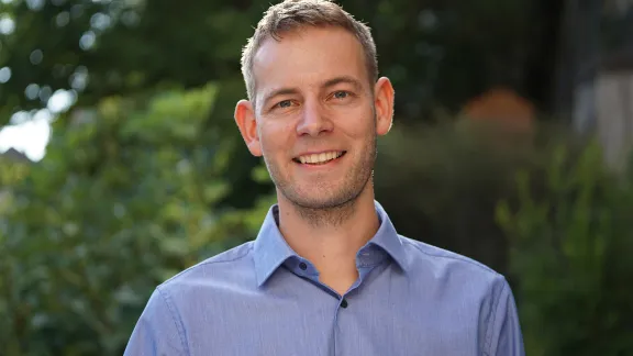 Rev. Sebastian Bugs had chaired the Youth Committee of the German National Committee of the Lutheran World Federation (GNC/LWF) since 2013. Photo: private