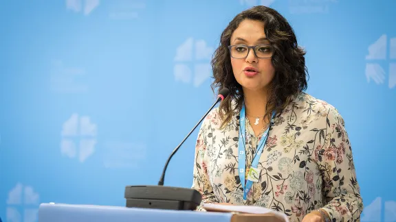 Pfarrerin Karla Steilmann Franco: „Frauen haben in der Kirche schon viel erreicht, aber es gibt immer noch viel zu tun.“ Foto: LWB/Albin Hillert