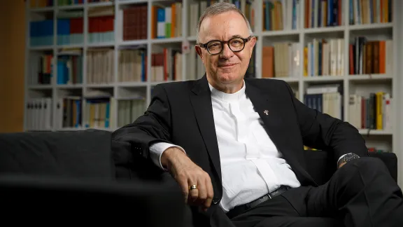 Rev. Dr Frank Otfried July, LWF Council member and Bishop of the Evangelical Lutheran Church in WÃ¼rttemberg. Photo: EMH/Gottfried Stoppel