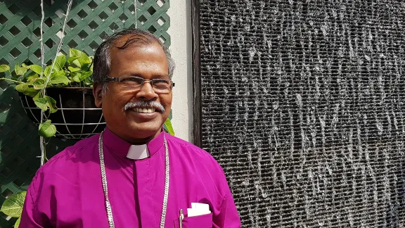 Bishop Daniel Jayaraj, Tamil Evangelical Lutheran Church. Photo: LWF/P. Lok