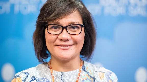 Desri Maria Sumbayak, LWF Vice President for Asia. Photo: LWF/Albin Hillert