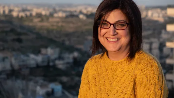 Attorney Scarlet Bishara is a judge in the Ecclesiastical Court of the Evangelical Lutheran Church in Jordan and the Holy Land (ELCJHL) and a member of the ELCJHL Church of the Reformation at Beit Jala. Photo: LWF/Ben Gray