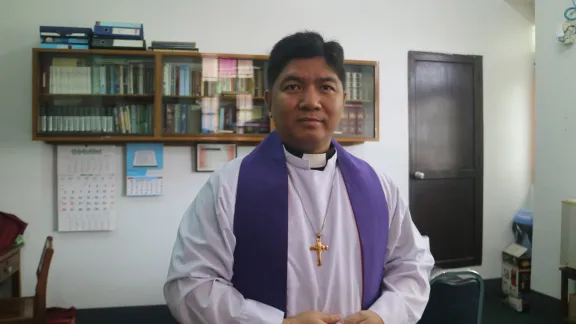 General secretary of the Federation of Lutheran Churches in Myanmar, Rev Martin Lalthangliana. Photo: FLCM