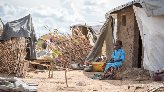 Das Camp Minawao für Flüchtlinge aus Nigeria, Nordkamerun. Die Menschen, die hier leben, sind durch den Terror von Boko Haram aus ihren Ländern vertrieben worden. Foto: LWB/A. Hillert