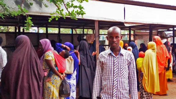 Kader Ali Ahmed in Hagadera, a part of the Dadaab refugee camp in Kenya. Photo: LWF Kenya