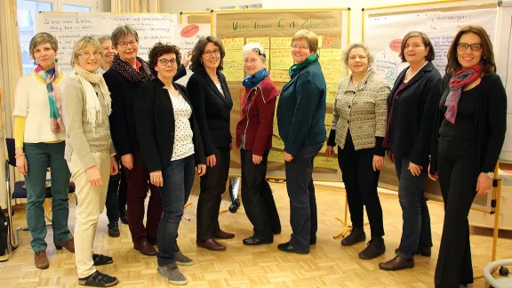 Participants in the WICAS western Europe meeting discussed the gender equality and the MeToo movement. Photo: Photo: LWF/A.WeyermÃ¼ller