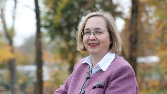 Rev. Inken WÃ¶hlbrand has been director of the LWF Center Wittenberg since October 2018. Photo: LWF/WeyermÃ¼ller