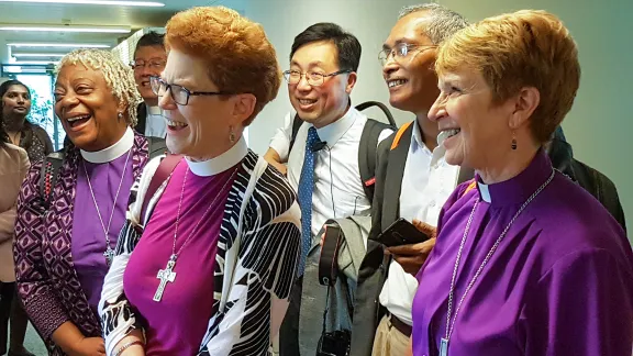 Neu gewählte Kirchenleitende 2019 bei der Klausurtagung RoNEL in Genf, Schweiz. Foto: LWB/C. Kästner