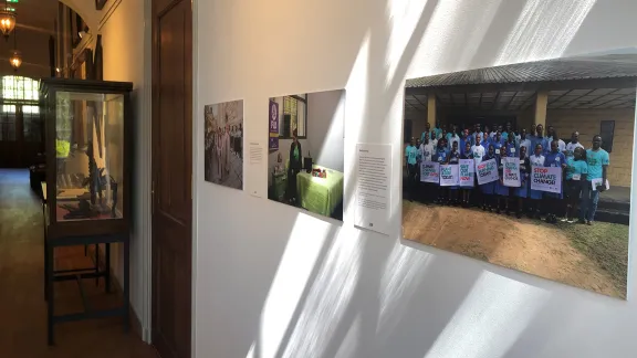 Current LWF projects supported by the Protestant Church in the Netherlands are featured in the exhibition. Photo: Luther Museum Amsterdam