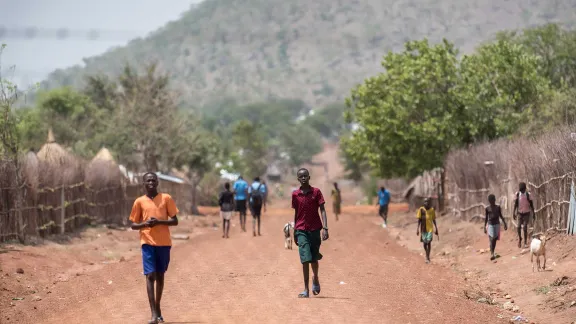 Nyumanzi refugee settlement in Northern Uganda is home to 50,000 refugees, the majority from South Sudan. Photo: LWF/ Albin Hillert