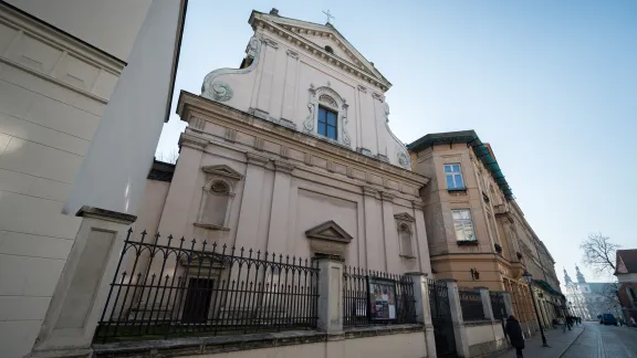 Church building of the Lutheran parish in Kraków (Evangelical Church of the Augsburg Confession in Poland). 