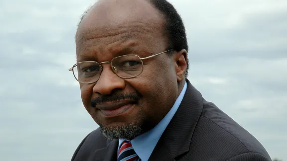 Rev. Dr Ishmael Noko, former LWF General Secretary. Photo: LWF/H. Putsman