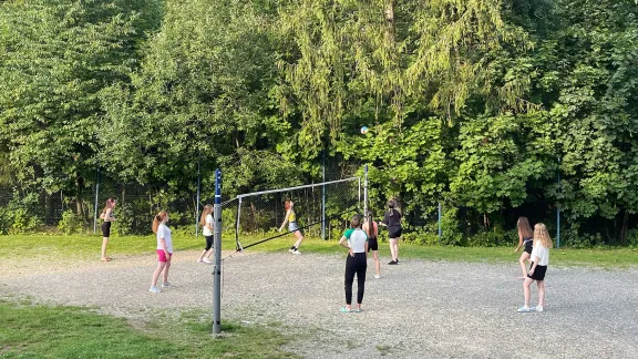 Games and physical activity were an important part of the program. Photo:LWF Poland