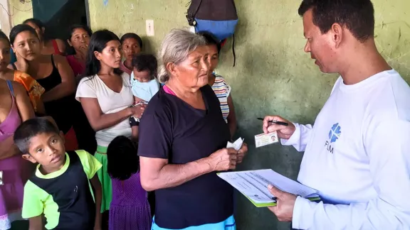 Humanitarian work in the indigenous communities of Pepeina, Wakajara de la Horqueta and Winamorena in the Municipality of Pedernales, Delta State - Venezuela. Photo: LWF Colombia-Venezuela