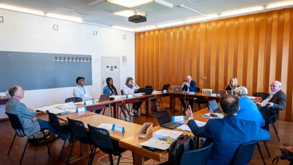 LWF Council Committee for Finances meeting in Geneva, 10 June 2022. Photo: LWF/S. Gallay