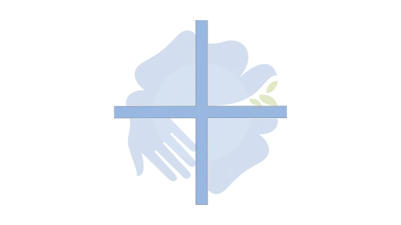 LWF logo emblem - Cross