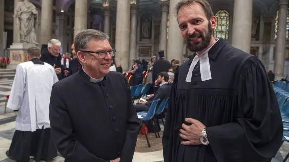 Pfarrer Michael Jonas (r.), Pfarrer der evangelisch-lutherischen Gemeinde in Rom