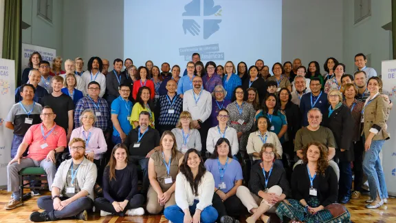 Participants of the Leadership Conference of the Americas (COL) in São Leopoldo, Brazil, 15-19 April 2024. Photo: LWF/Gabriela Giese