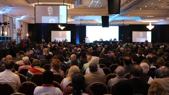 Opening Plenary of the Twelfth LWF Assembly. Photo: LWF/ Brenda Platero