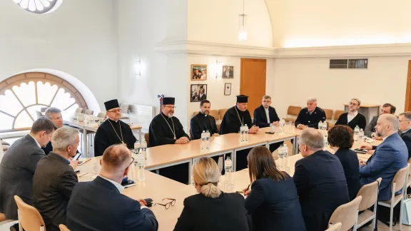 Treffen mit Vertretern des Allukrainischen Rates der Kirchen und religiösen Organisationen.