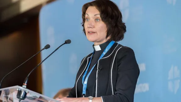 Rev. Dr Anne Burghardt, General Secretary of the LWF. Photo: LWF/Albin Hillert